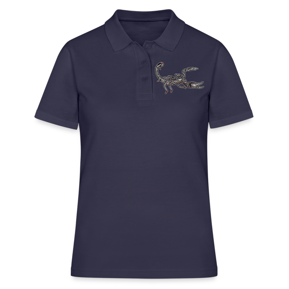 Frauen Polo Shirt Heterometrus silenus - Navy