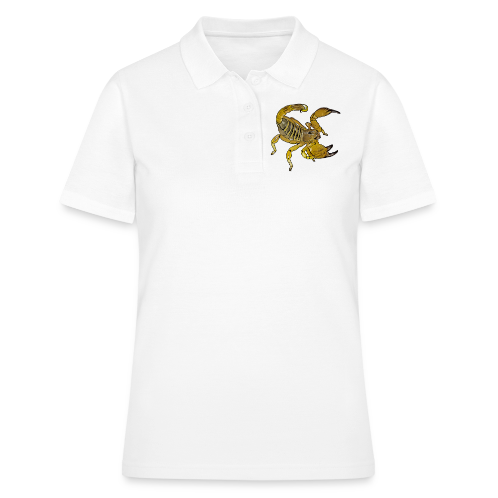Frauen Polo Shirt Scorpio maurus palmatus - weiß