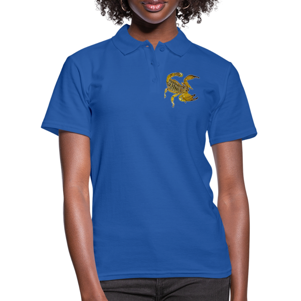 Frauen Polo Shirt Scorpio maurus palmatus - Royalblau