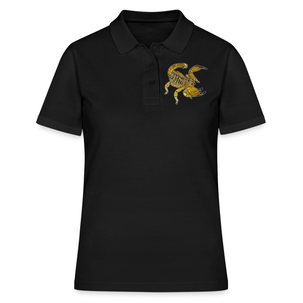 Frauen Polo Shirt Scorpio maurus palmatus - Schwarz