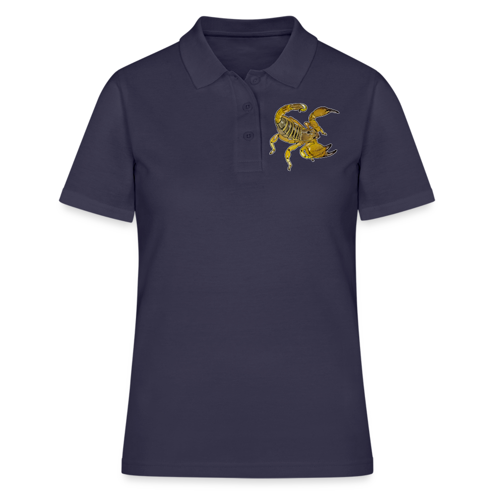 Frauen Polo Shirt Scorpio maurus palmatus - Navy