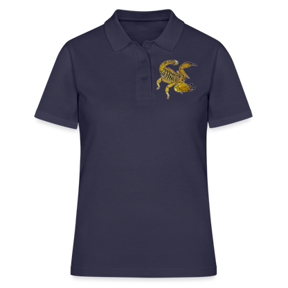 Frauen Polo Shirt Scorpio maurus palmatus - Navy