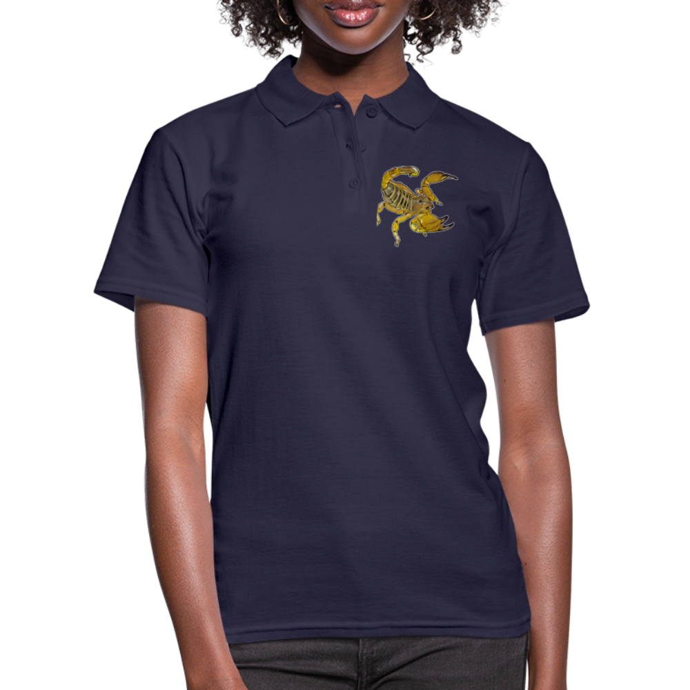 Frauen Polo Shirt Scorpio maurus palmatus - Navy
