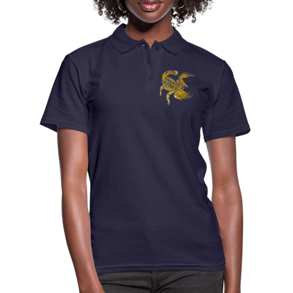 Frauen Polo Shirt Scorpio maurus palmatus - Navy