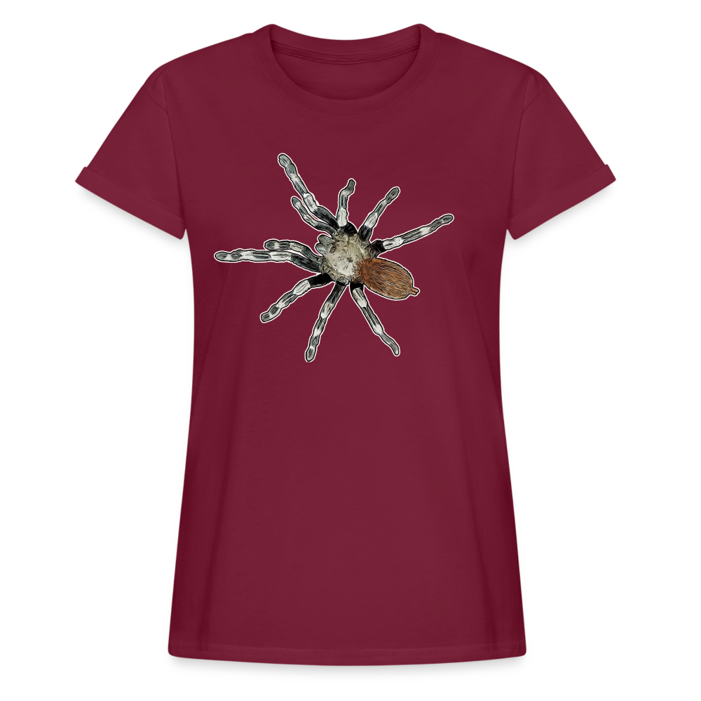 Frauen Oversized T-Shirt Nhandu chromatus - Bordeaux