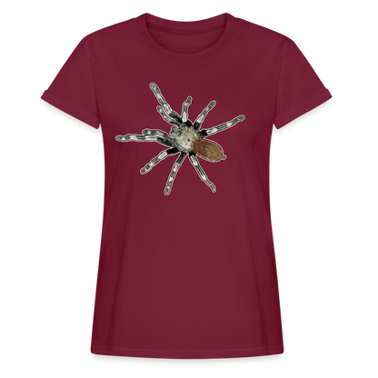 Frauen Oversized T-Shirt Nhandu chromatus - Bordeaux