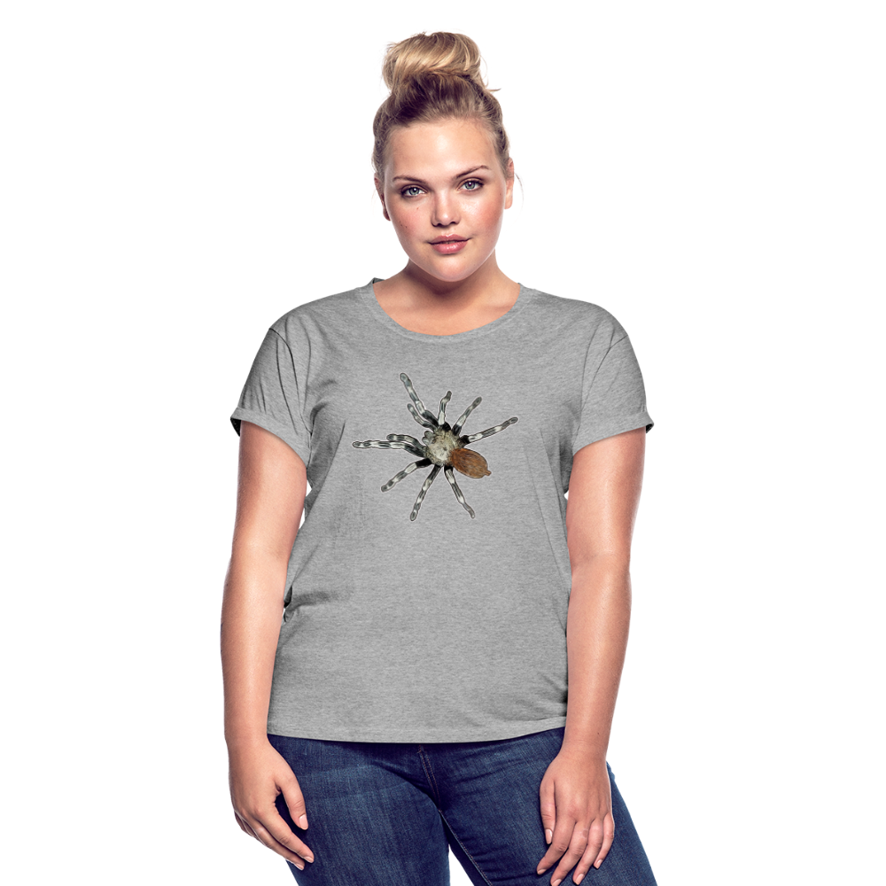 Frauen Oversized T-Shirt Nhandu chromatus - Grau meliert
