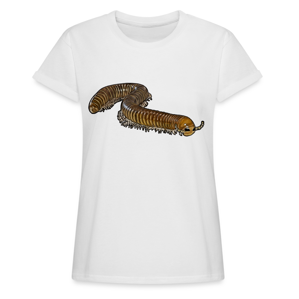 Frauen Oversized T-Shirt Telodeinopus aoutii - weiß