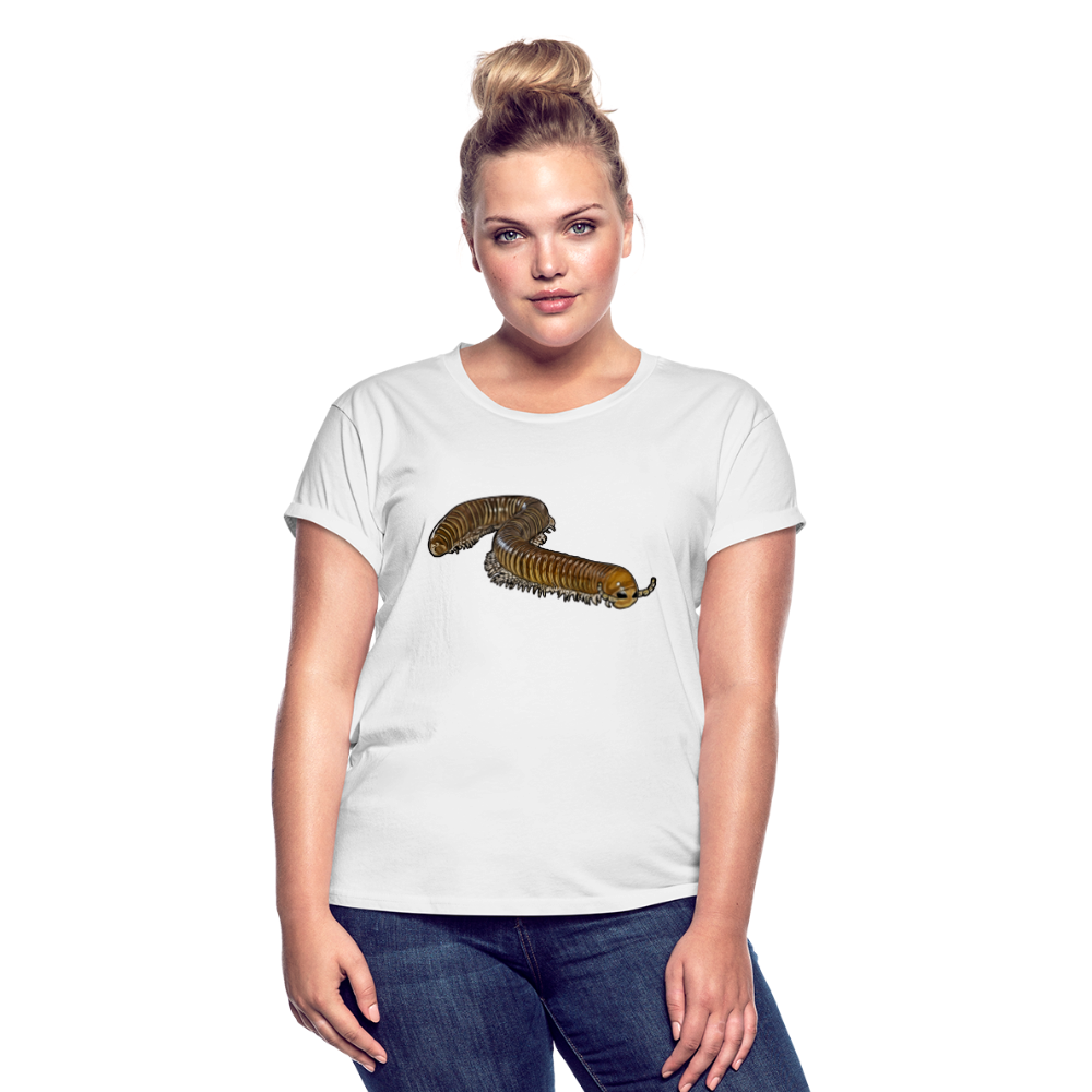 Frauen Oversized T-Shirt Telodeinopus aoutii - weiß
