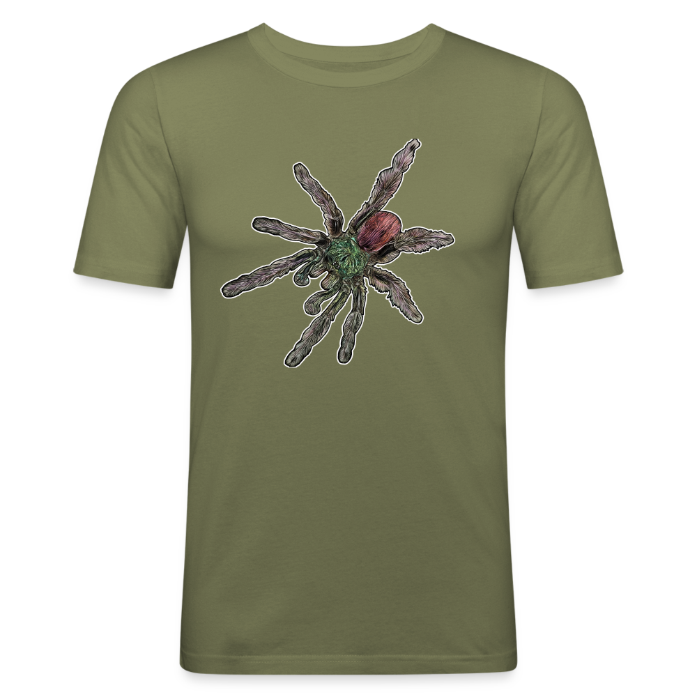 Männer Slim Fit T-Shirt Caribena versicolor - khaki Grün