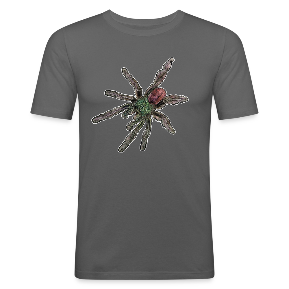 Männer Slim Fit T-Shirt Caribena versicolor - Graphite