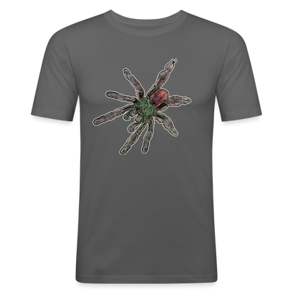 Männer Slim Fit T-Shirt Caribena versicolor - Graphite