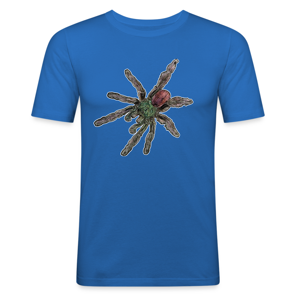 Männer Slim Fit T-Shirt Caribena versicolor - Königsblau