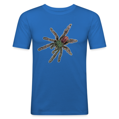 Männer Slim Fit T-Shirt Caribena versicolor - Königsblau