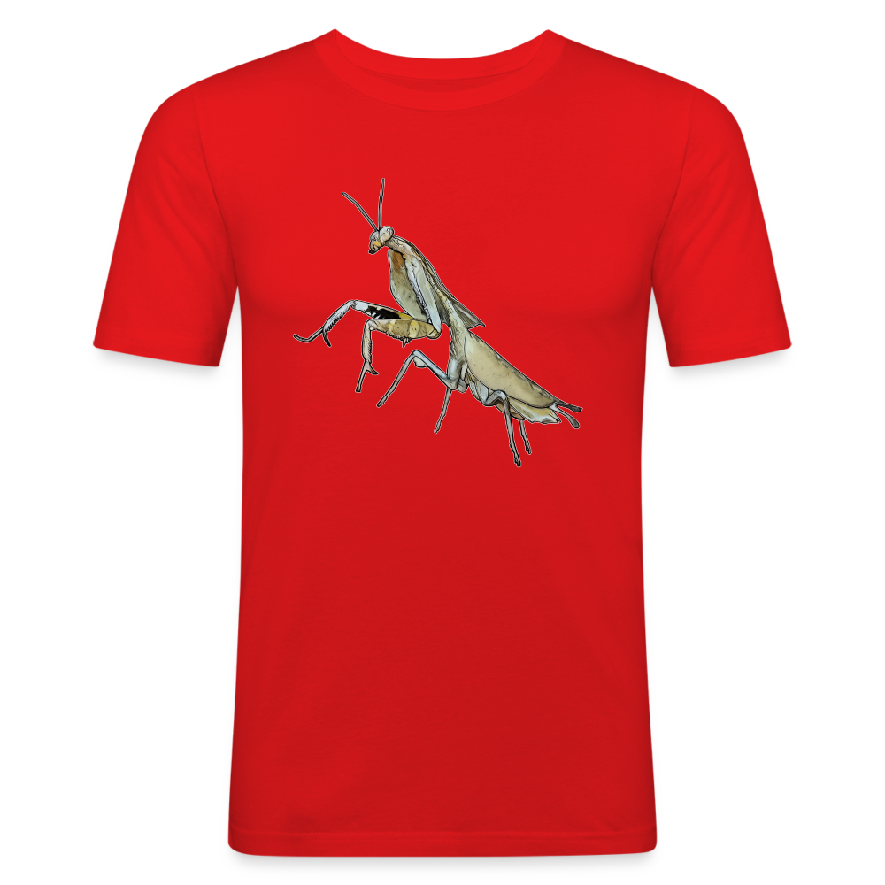 Männer Slim Fit T-Shirt Deroplatys truncata female - Rot