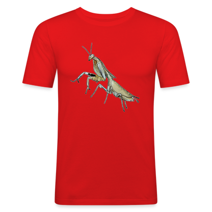 Männer Slim Fit T-Shirt Deroplatys truncata female - Rot