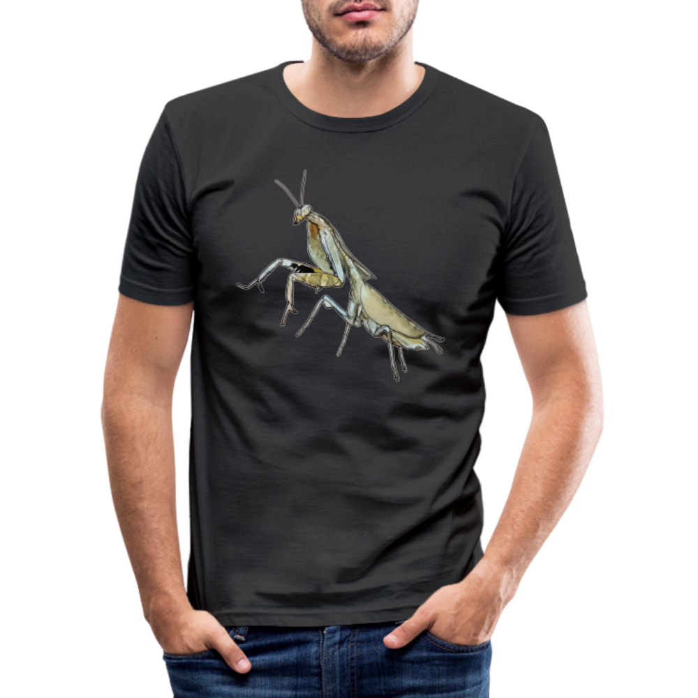 Männer Slim Fit T-Shirt Deroplatys truncata female - Schwarz
