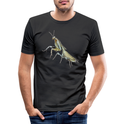 Männer Slim Fit T-Shirt Deroplatys truncata female - Schwarz
