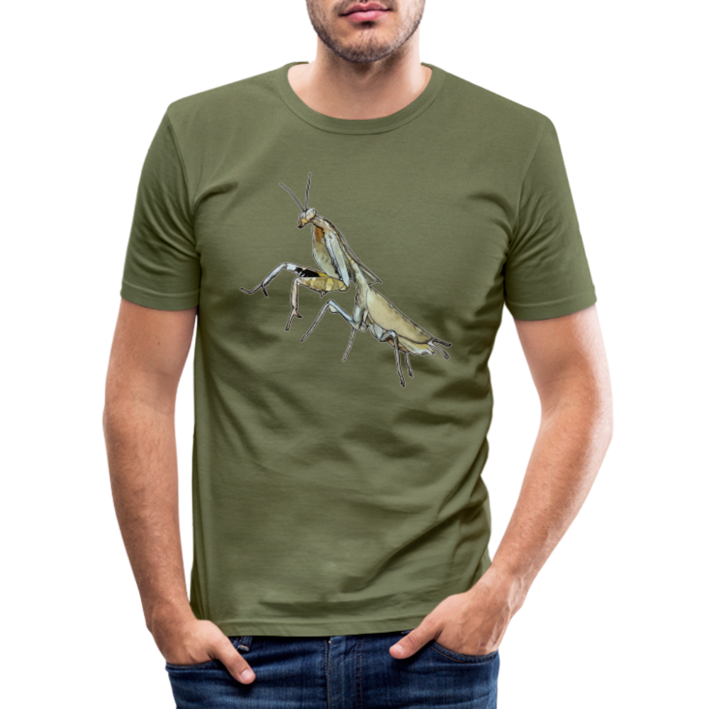 Männer Slim Fit T-Shirt Deroplatys truncata female - khaki Grün
