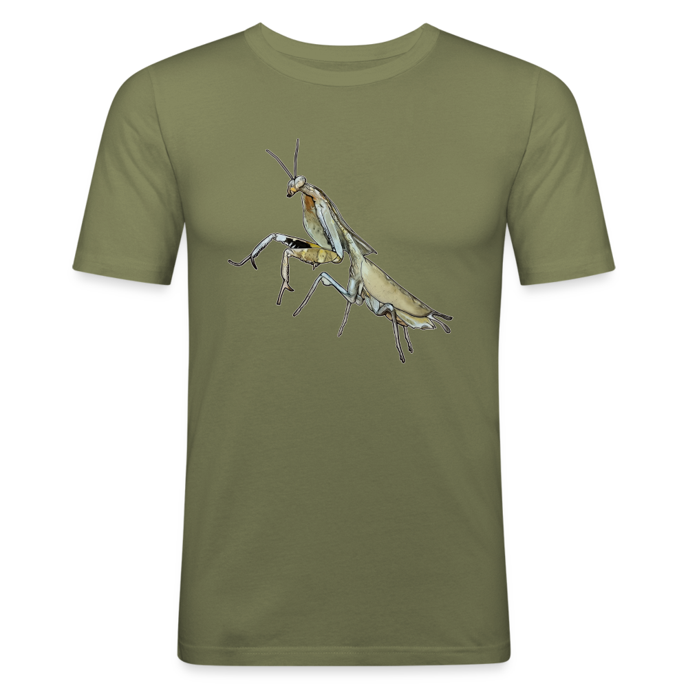 Männer Slim Fit T-Shirt Deroplatys truncata female - khaki Grün