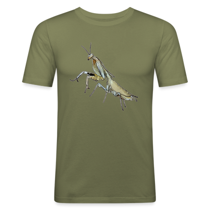 Männer Slim Fit T-Shirt Deroplatys truncata female - khaki Grün