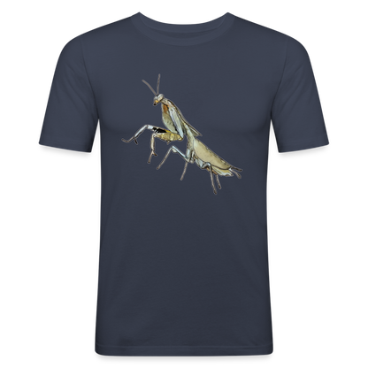 Männer Slim Fit T-Shirt Deroplatys truncata female - Navy