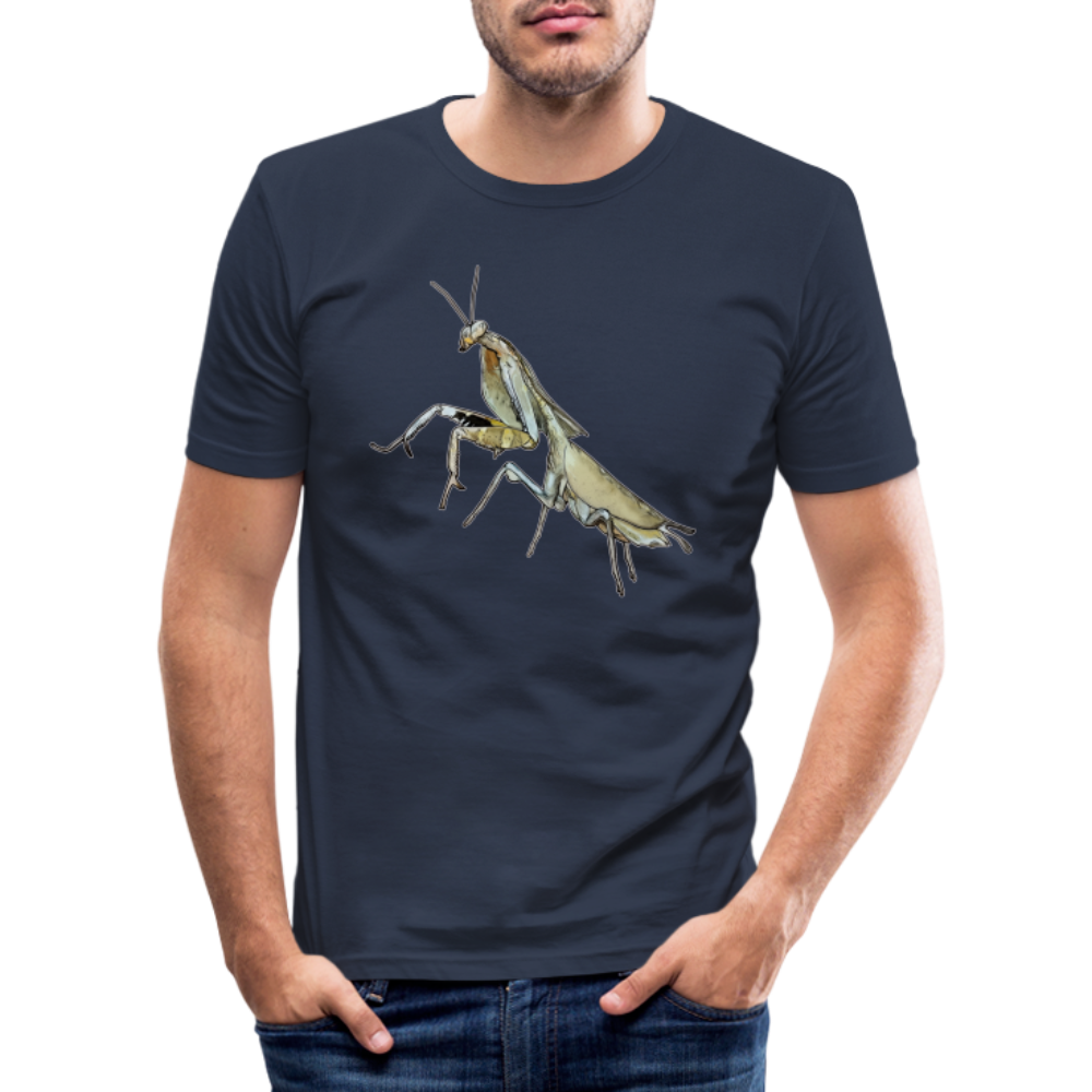 Männer Slim Fit T-Shirt Deroplatys truncata female - Navy