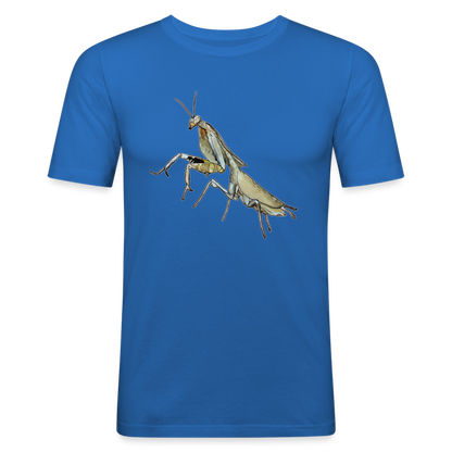 Männer Slim Fit T-Shirt Deroplatys truncata female - Königsblau