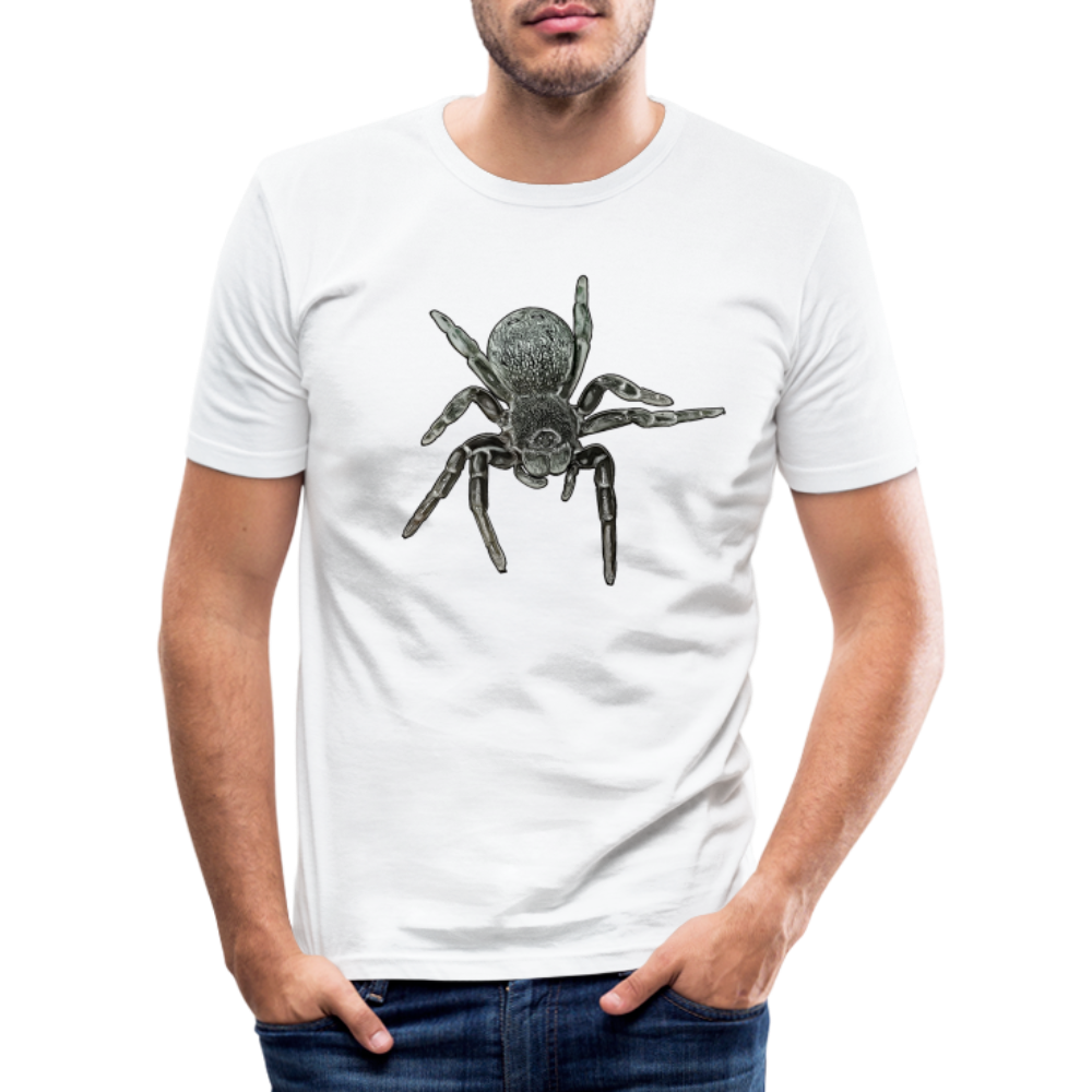 Männer Slim Fit T-Shirt Eresus walckenaeri - weiß