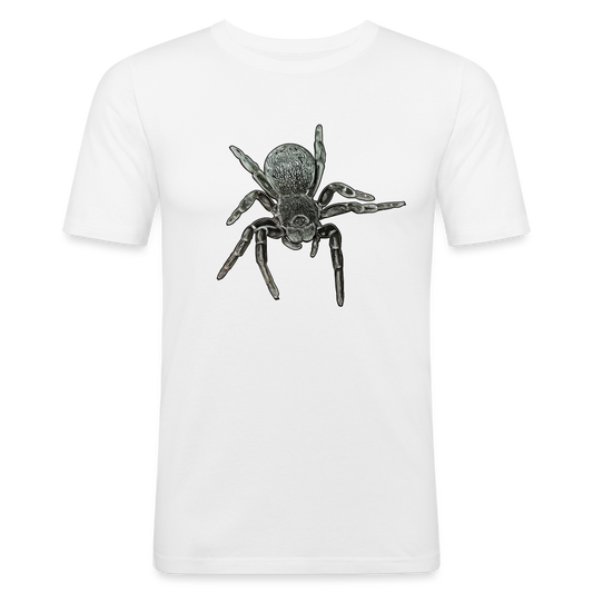 Männer Slim Fit T-Shirt Eresus walckenaeri - weiß