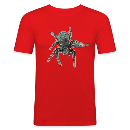 Männer Slim Fit T-Shirt Eresus walckenaeri - Rot