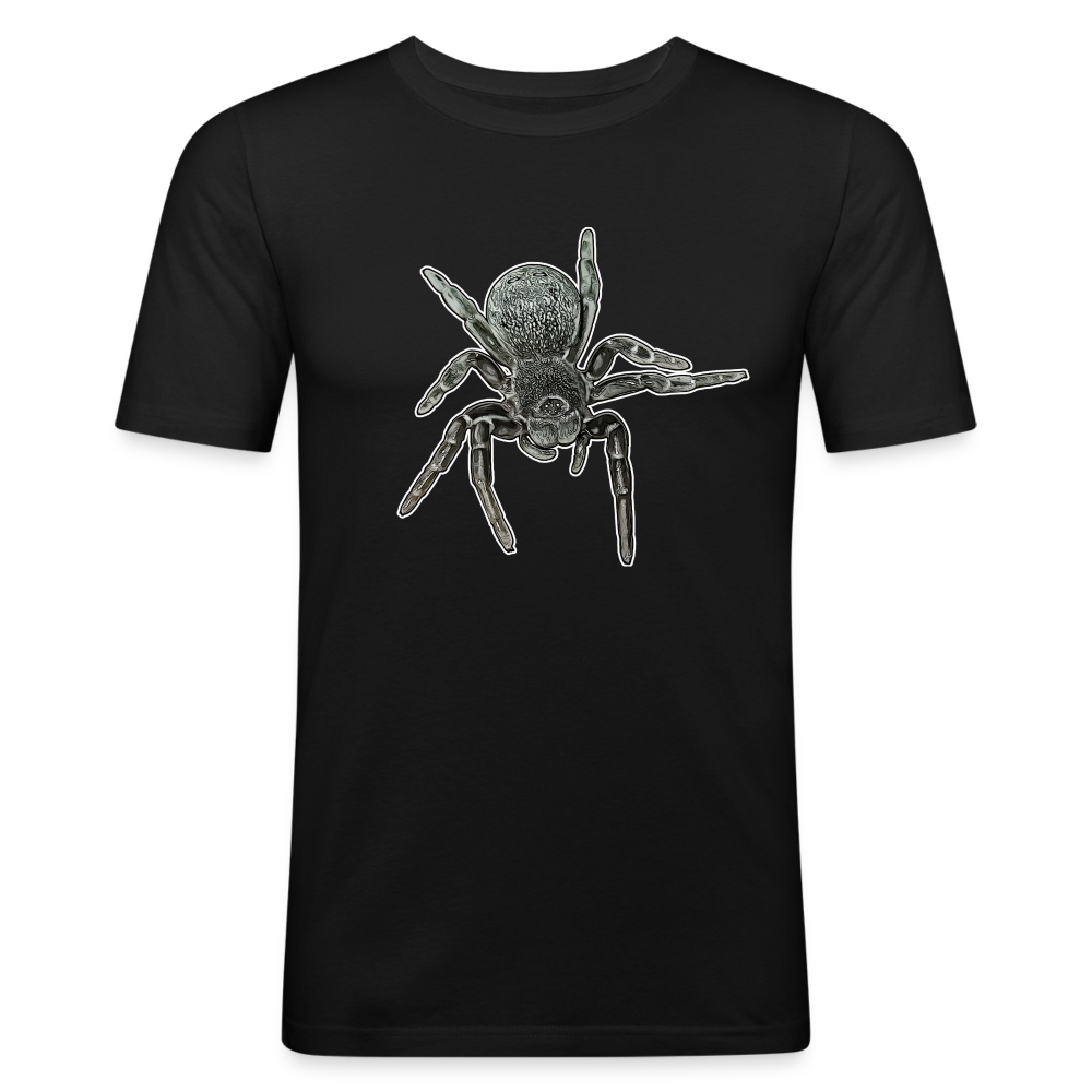 Männer Slim Fit T-Shirt Eresus walckenaeri - Schwarz