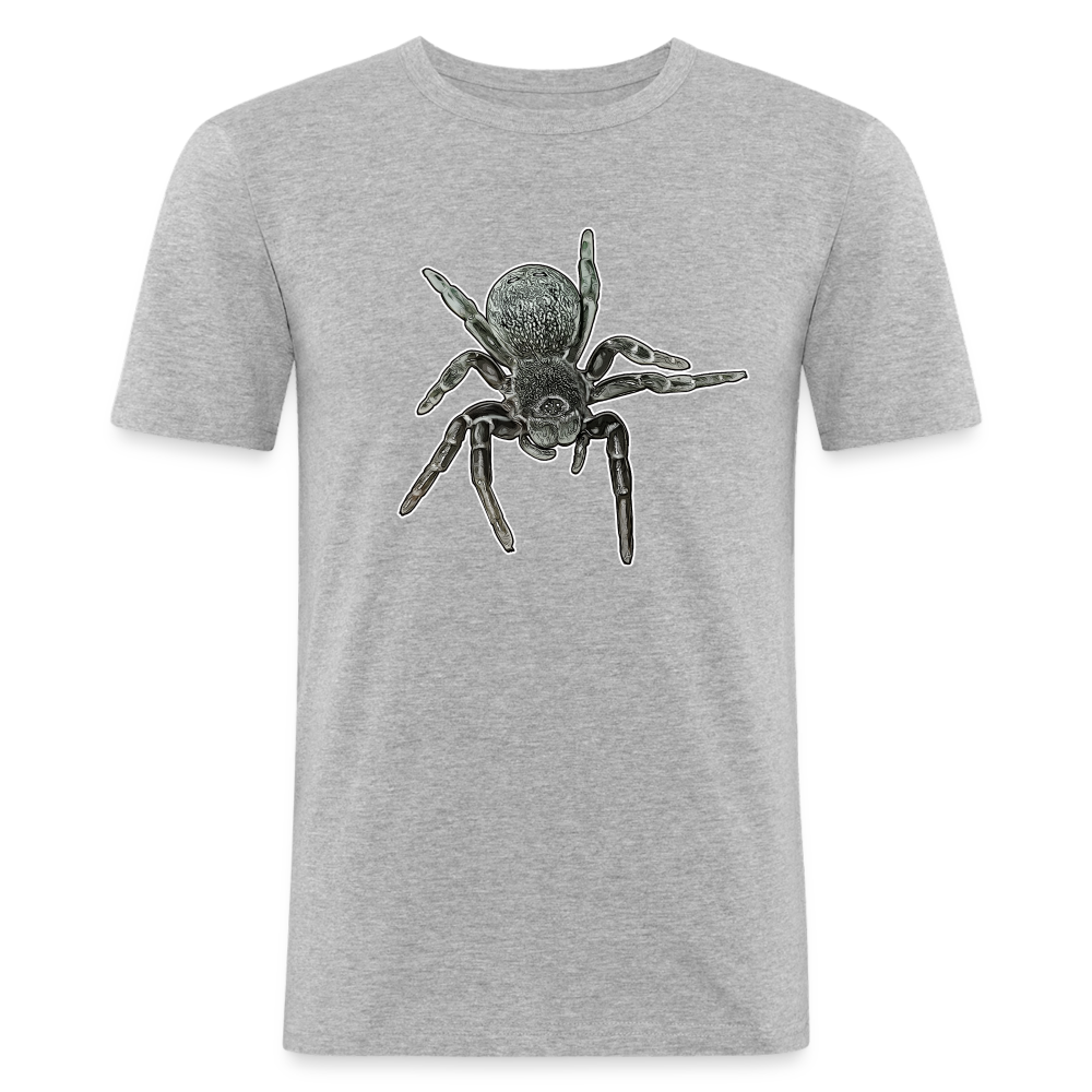 Männer Slim Fit T-Shirt Eresus walckenaeri - Grau meliert