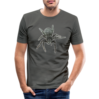 Männer Slim Fit T-Shirt Eresus walckenaeri - Graphite