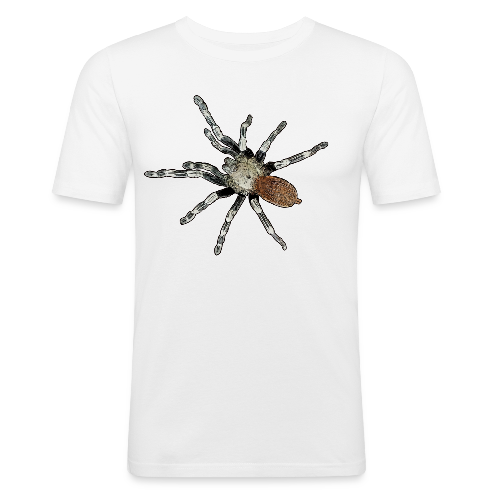 Männer Slim Fit T-Shirt Nhandu chromatus - weiß