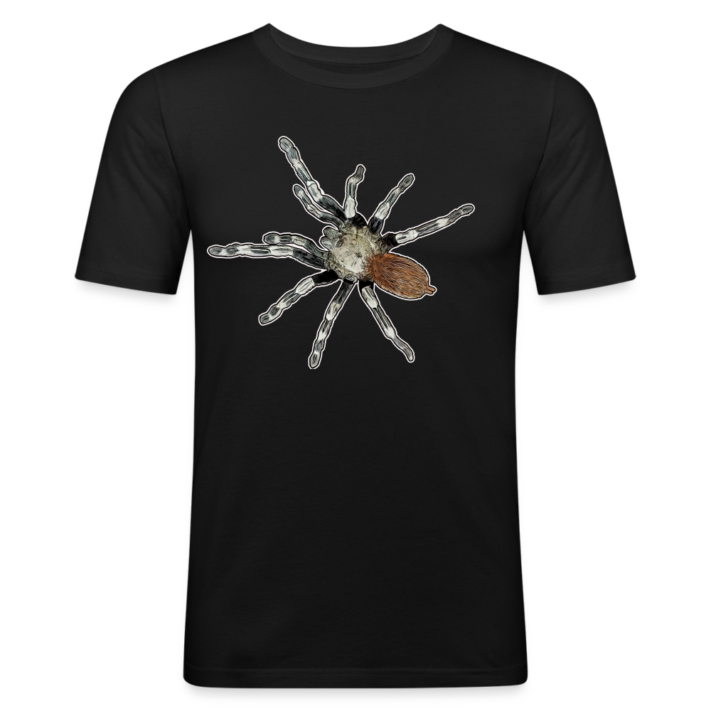 Männer Slim Fit T-Shirt Nhandu chromatus - Schwarz