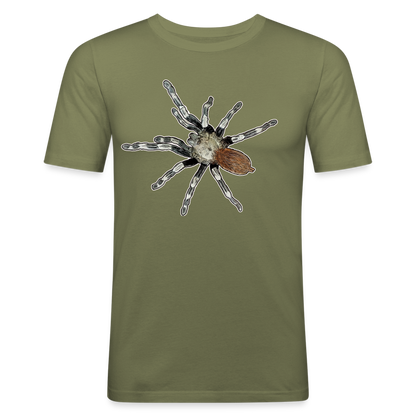 Männer Slim Fit T-Shirt Nhandu chromatus - khaki Grün