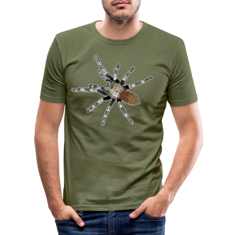 Männer Slim Fit T-Shirt Nhandu chromatus - khaki Grün