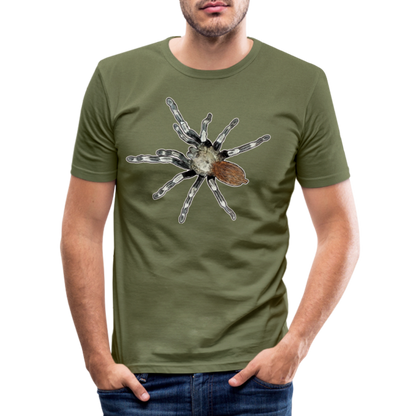 Männer Slim Fit T-Shirt Nhandu chromatus - khaki Grün