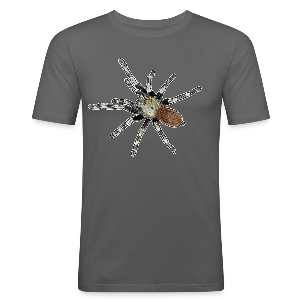 Männer Slim Fit T-Shirt Nhandu chromatus - Graphite