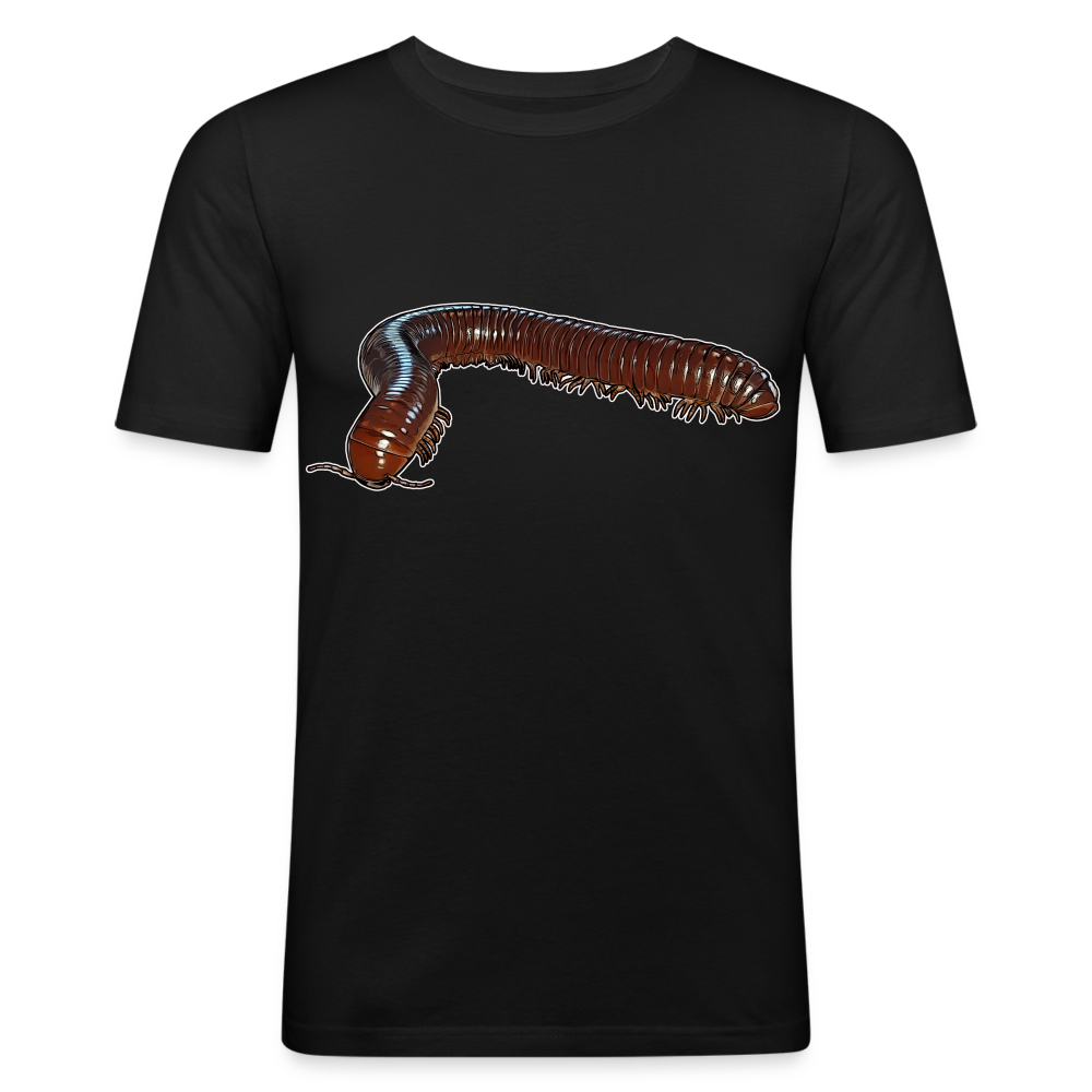 Männer Slim Fit T-Shirt Ophistreptus guineensis - Schwarz