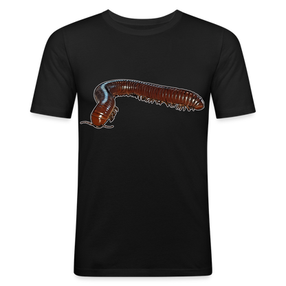 Männer Slim Fit T-Shirt Ophistreptus guineensis - Schwarz