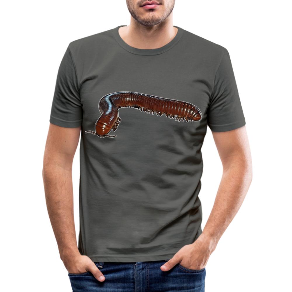 Männer Slim Fit T-Shirt Ophistreptus guineensis - Graphite