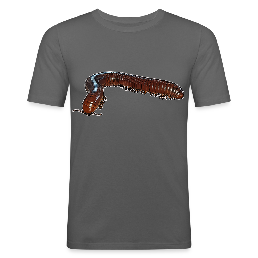 Männer Slim Fit T-Shirt Ophistreptus guineensis - Graphite