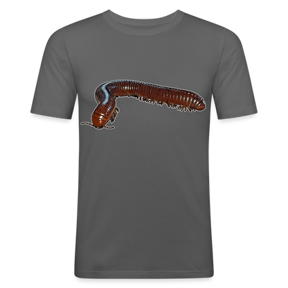 Männer Slim Fit T-Shirt Ophistreptus guineensis - Graphite