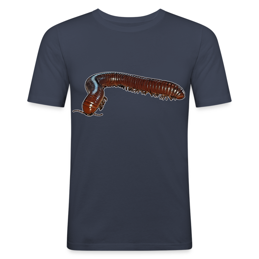 Männer Slim Fit T-Shirt Ophistreptus guineensis - Navy