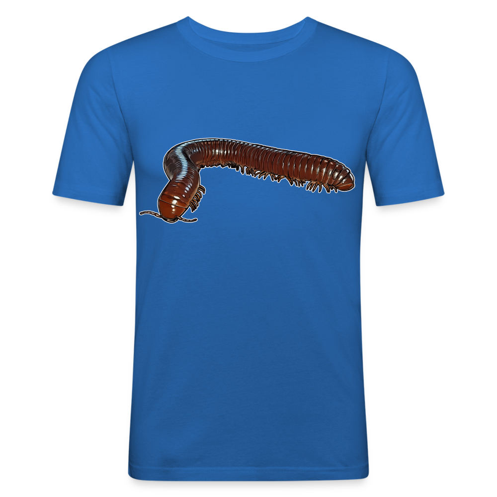 Männer Slim Fit T-Shirt Ophistreptus guineensis - Königsblau