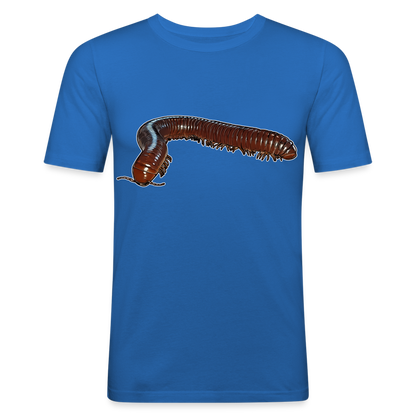 Männer Slim Fit T-Shirt Ophistreptus guineensis - Königsblau