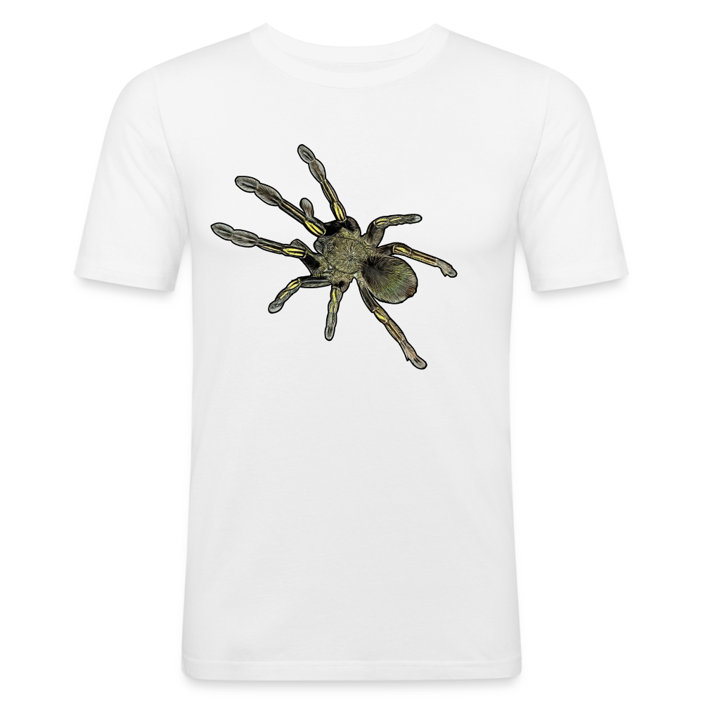 Männer Slim Fit T-Shirt Ephebopus murinus - weiß