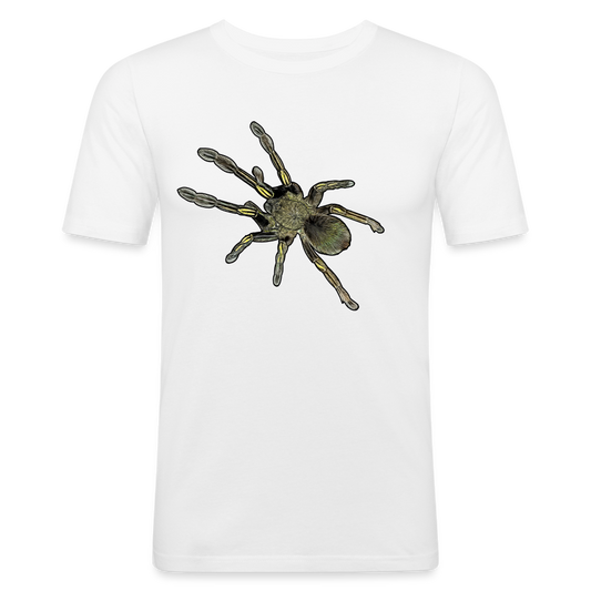 Männer Slim Fit T-Shirt Ephebopus murinus - weiß